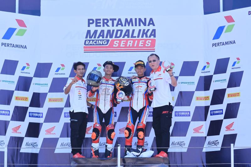 Tampil Agresif di Mandalika, Pembalap ART Honda Raih 9 Podium Bergengsi